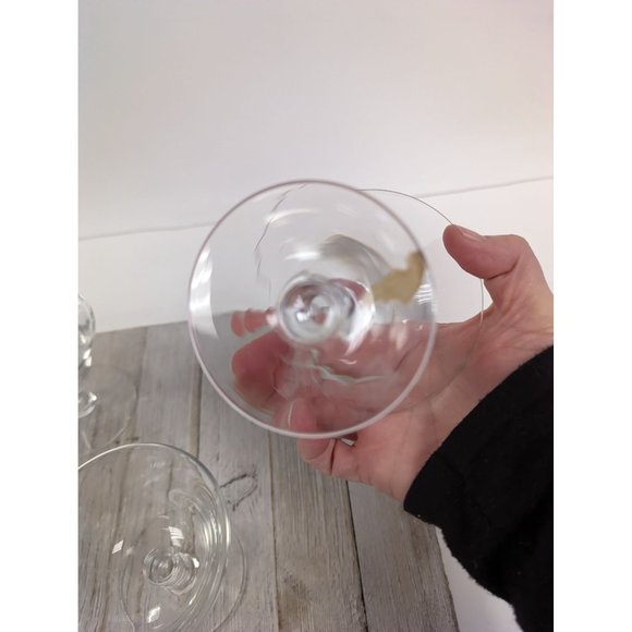 Imperial Candlewick Sundae Glasses 4 5/8" Footed Tumbler Juice Set of 4 - Picture 6 of 6